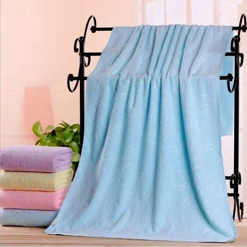 Home Textiles Face Towel - 새로운 솔리드 컬러 마이크로 화이버 양각