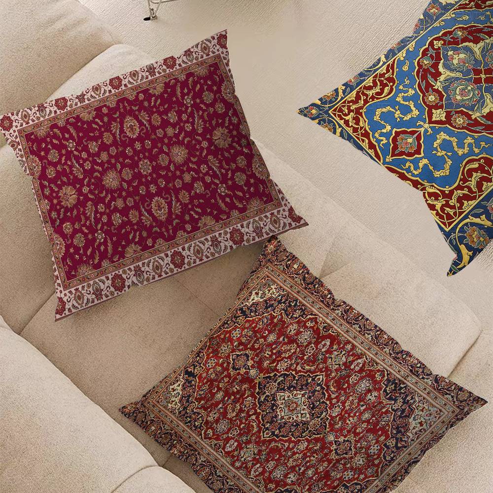 Quality Home Textiles - 빈티지 페르시아 스타일 베개 커버 침실