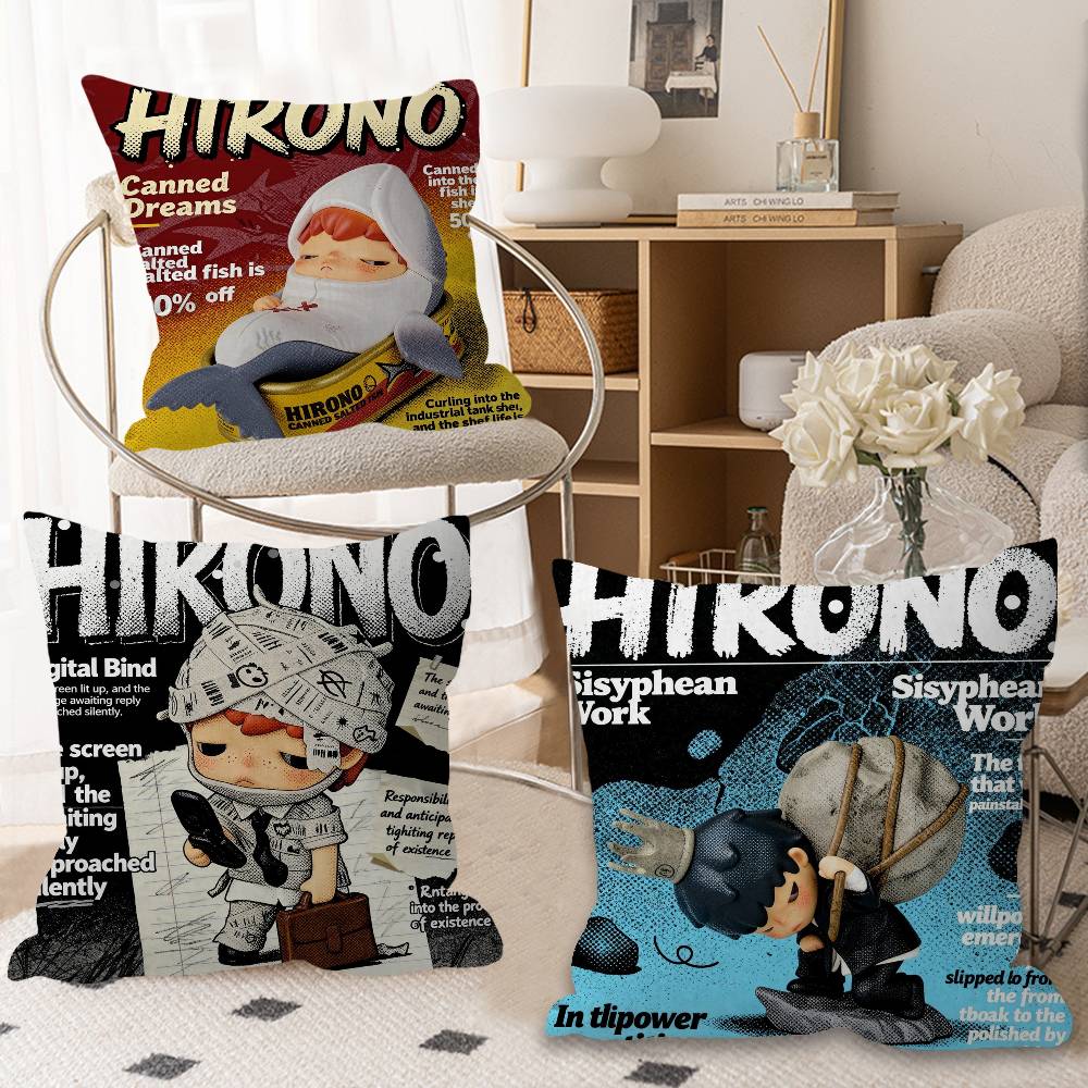 Quality Home Textiles - 만화 H-HIRONOS 베개 쿠션 커버 베갯잇