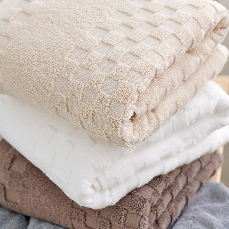 Home Textiles Face Towel - 대형 코튼 초흡수성 두꺼운 타올, 부드러운
