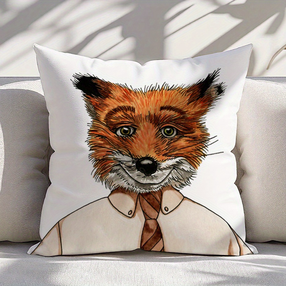 Pillow Insert 18X18 - 1개 미스터 폭스 베개 커버 가을