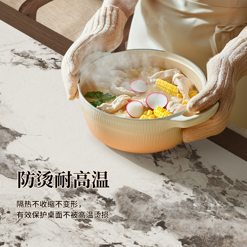프리미엄 대리석 무늬 테이블 매트 방수 오일 방지 가죽 - Home Textiles Premium 리뷰 및 가격