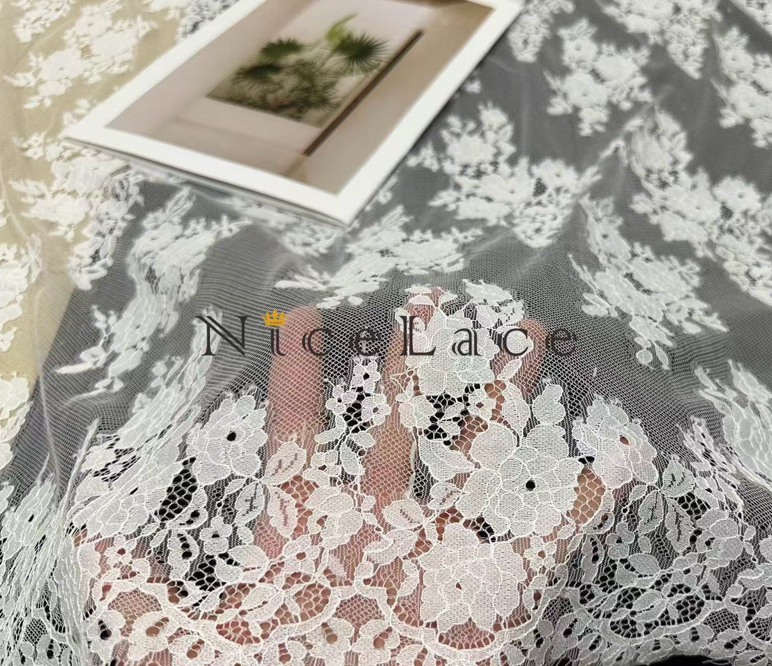 새로운 고품질 프랑스 레이스 원단 웨딩드레스, 신부 베 - Quality Home Textiles 리뷰 및 가격