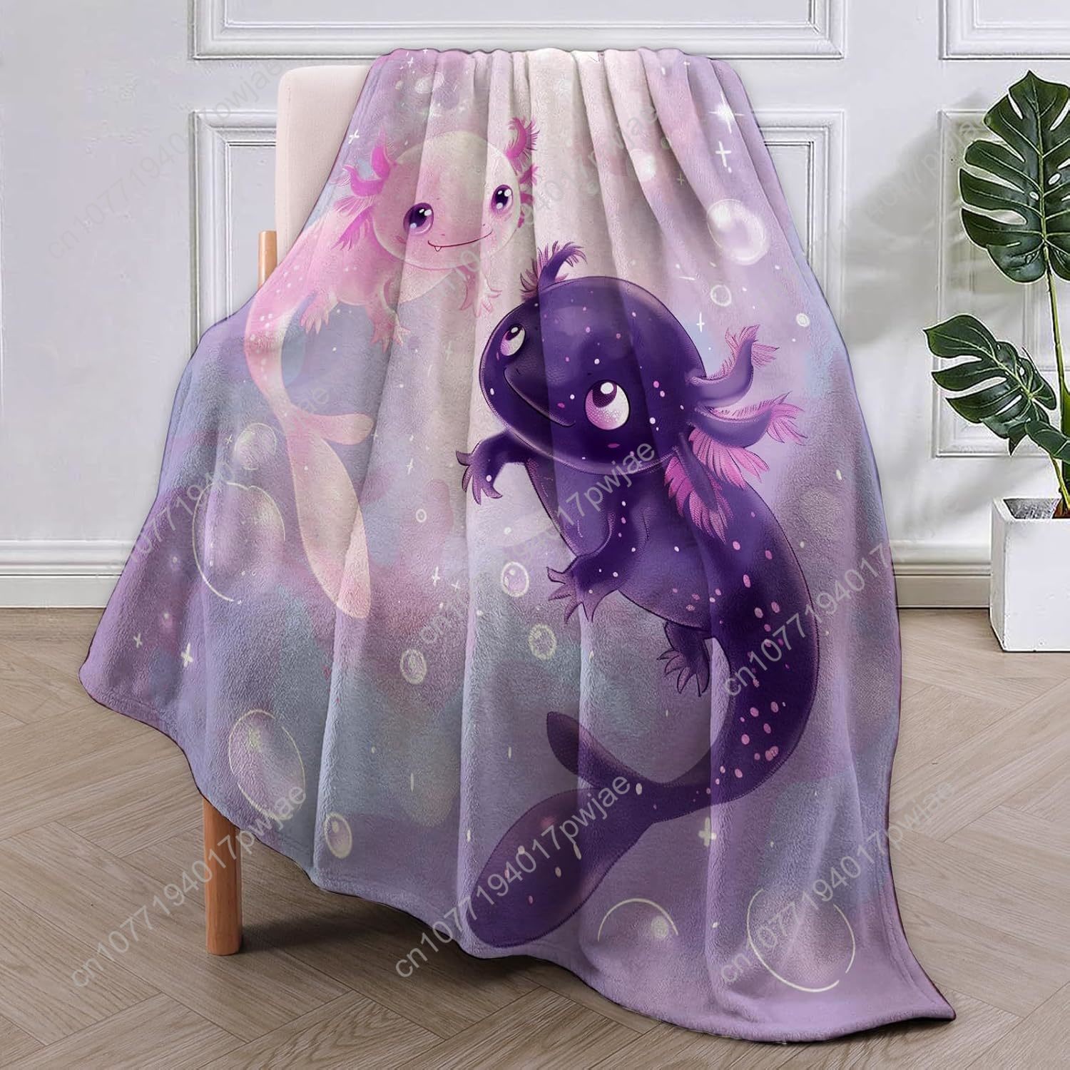 아홀로틀 담요 귀여운 아홀로틀 플란넬 담요 부드럽고 따 - Quality Home Textiles 리뷰 및 가격