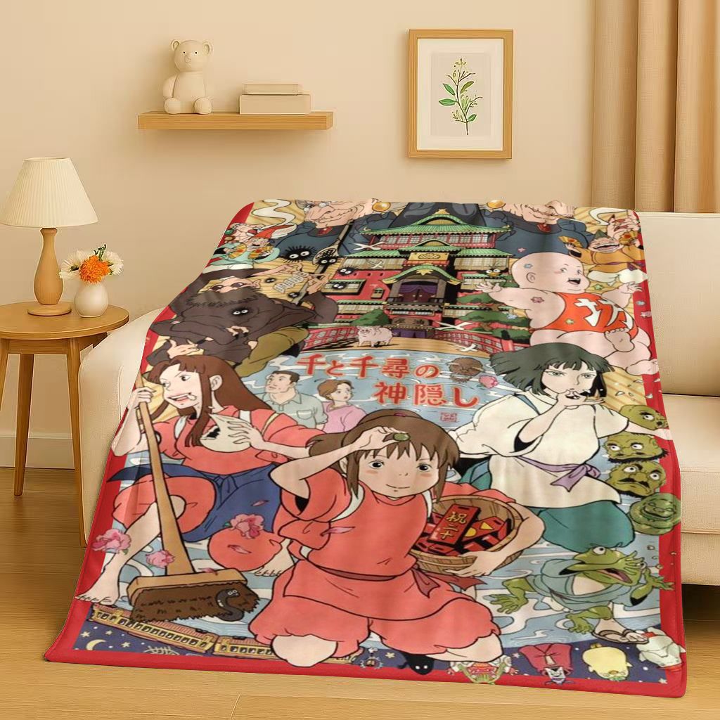 클래식 만화 센과 치히로의 행방불명 노페이 맨 플란넬  - Home Textiles Face Towel 리뷰 및 가격