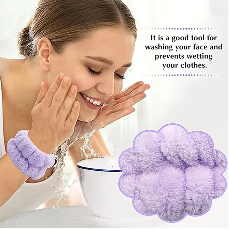 1/2개입 손목 세안 밴드 마이크로파이버 손목 세안 타 - Home Textiles Face Towel 리뷰 및 가격