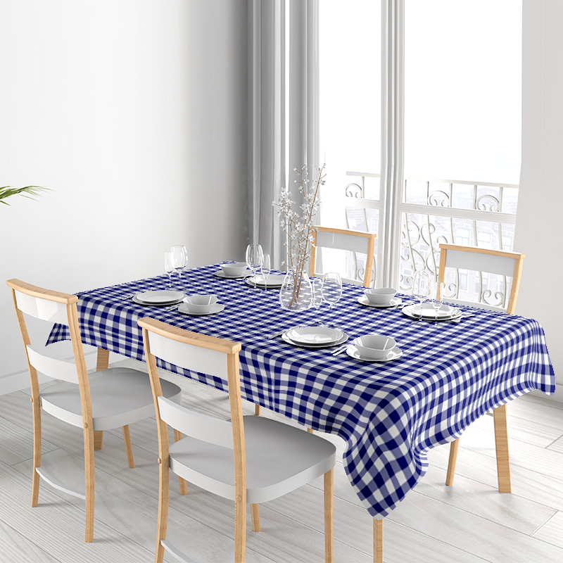 클래식 체크 무늬 식탁보 - 다이닝 룸 장식용 프리미엄 - Home Textiles Premium 리뷰 및 가격