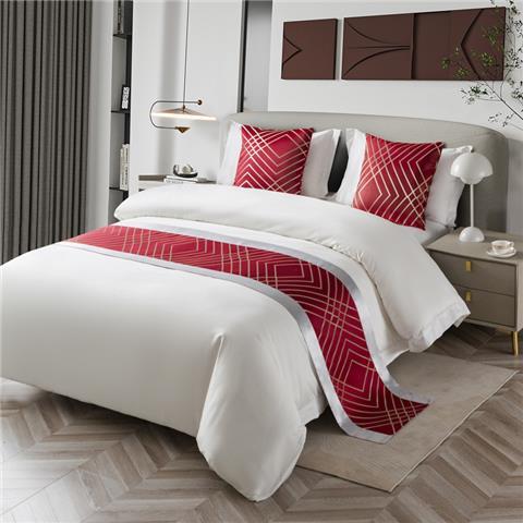 기하학 녹색 다이아몬드 침대 러너 스카프 침대 슬립 커 - Home Textiles Plaid 리뷰 및 가격
