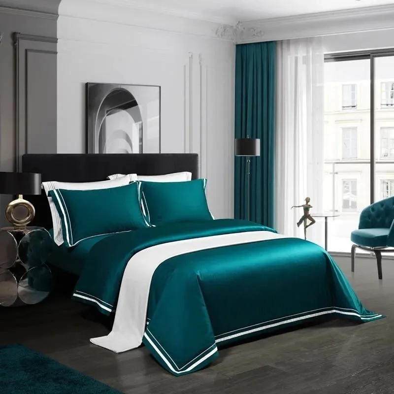 고급 프리미엄 이집트 코튼 부드러운 이불 커버 세트,  - Home Textiles Premium 리뷰 및 가격