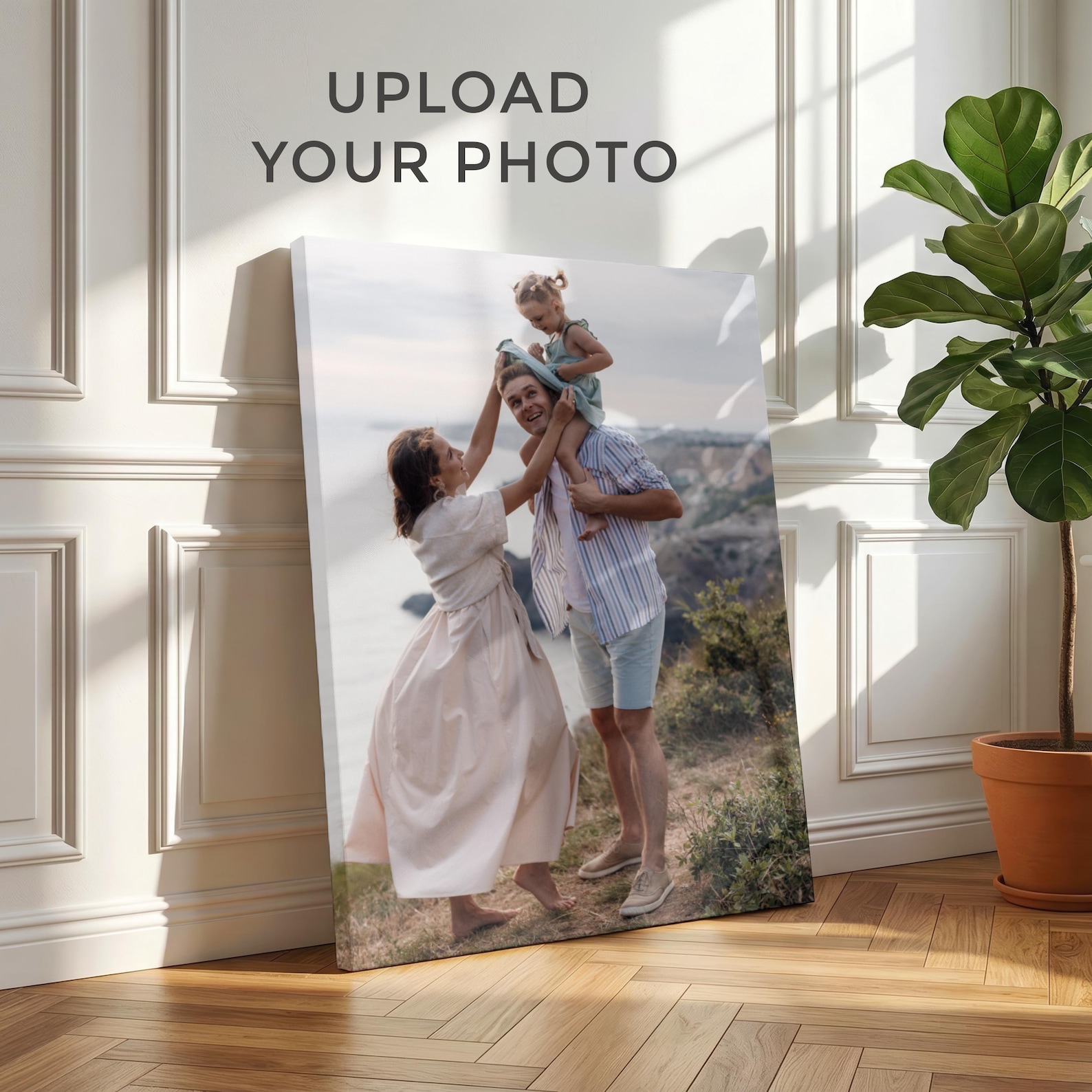 맞춤형 사진 캔버스, 가족 사진 벽 장식, 대형 사진  - Home Textiles Store 리뷰 및 가격