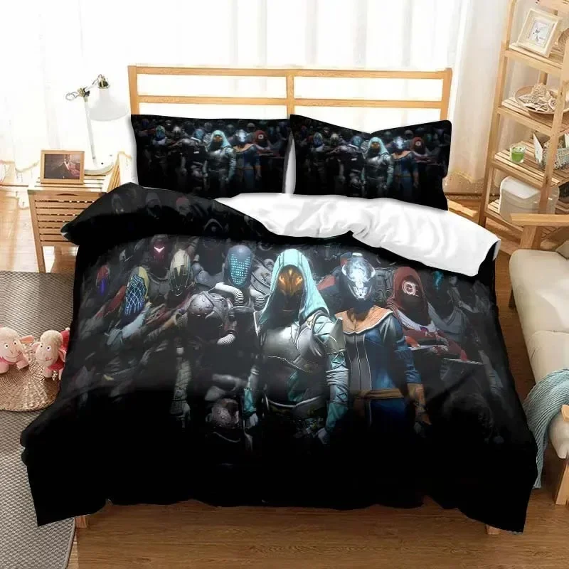 게임 데스티니 프린트 침구 세트 이불 커버 베개 커버  - Linen Duvet Cover 리뷰 및 가격