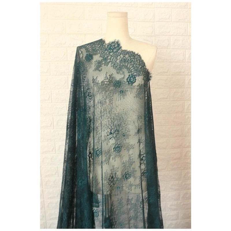 새로운 고품질 속눈썹 레이스 자수 원단 DIY 홈 섬유 - Quality Home Textiles 리뷰 및 가격