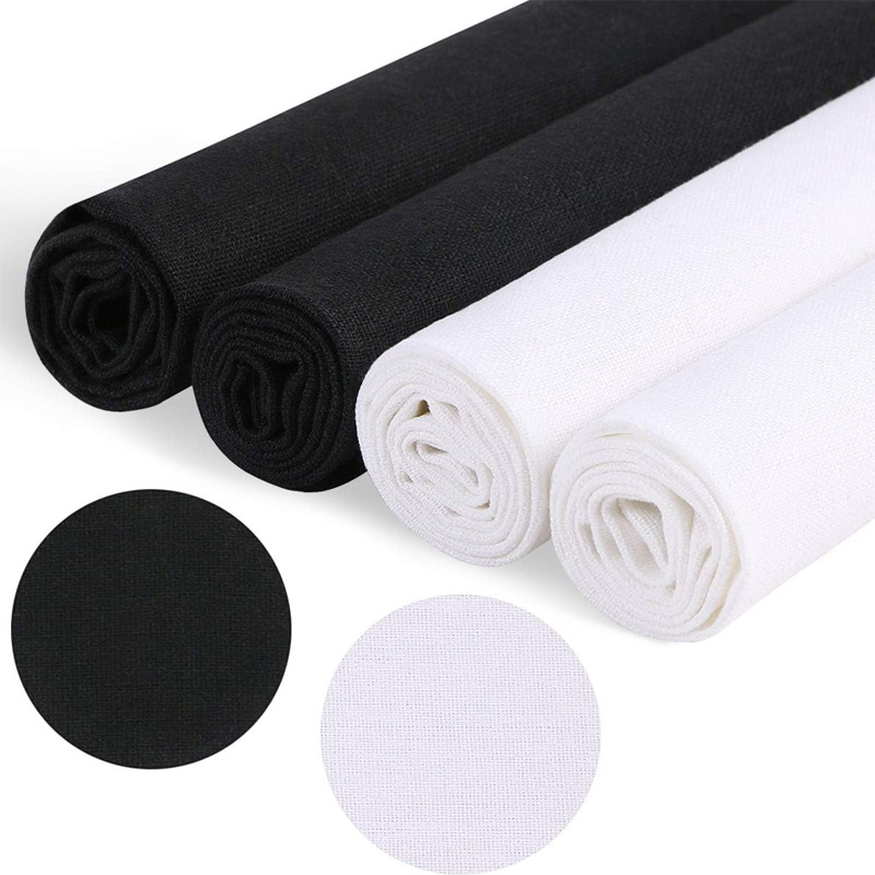 리넨 원단 4개, DIY 재봉용 단색 원단, 50X 5 - Home Textiles Store 리뷰 및 가격