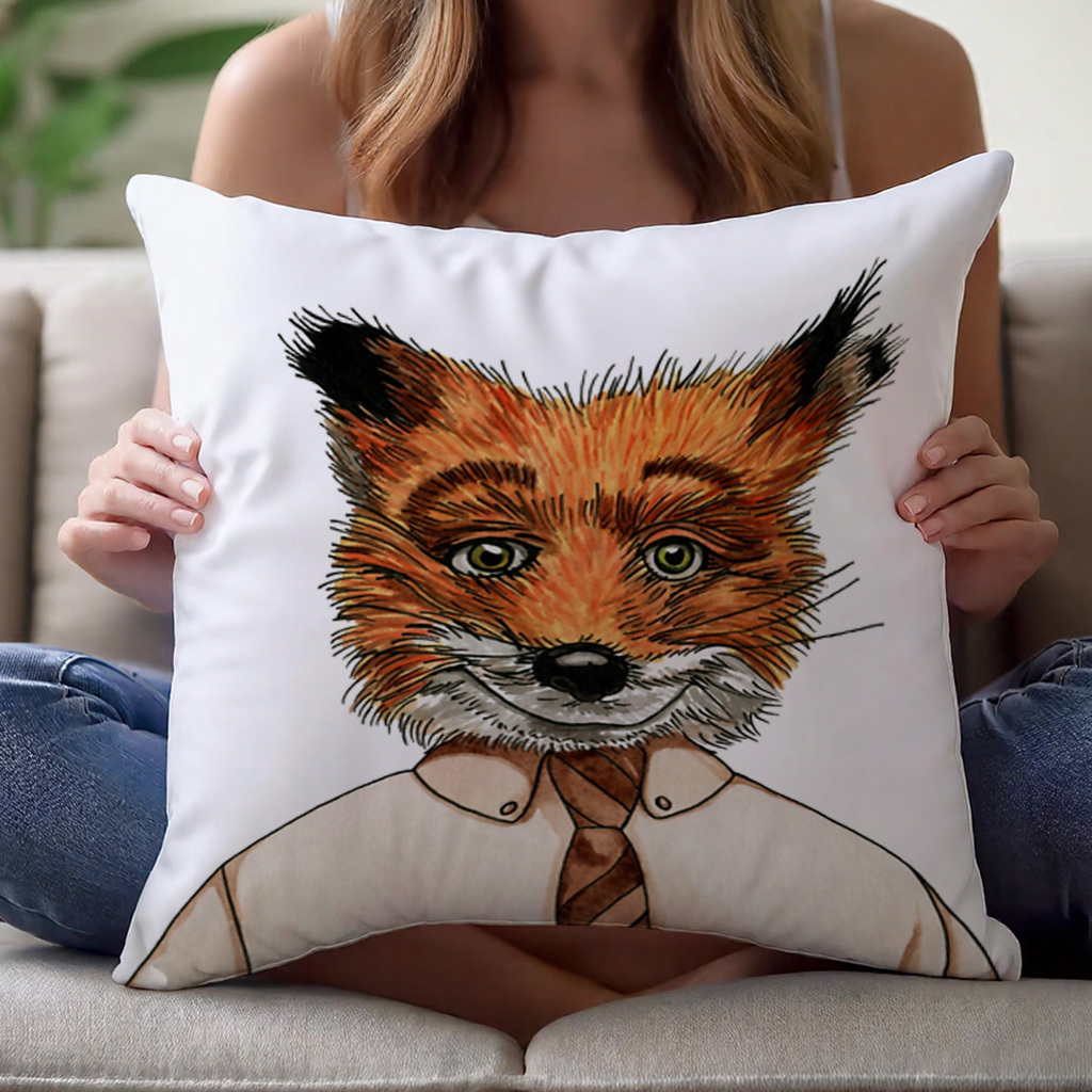 1개 미스터 폭스 베개 커버 가을 숲 테마 폴리에스테르 - Pillow Insert 18X18 리뷰 및 가격